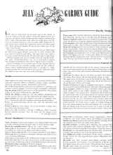Better Homes & Gardens July 1947 Magazine Article: JULY GARDEN GUIDE