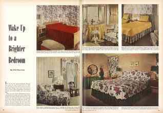 Better Homes & Gardens July 1947 Magazine Article: Wake Up to a Brighter Bedroom