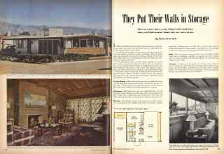Better Homes & Gardens July 1947 Magazine Article: They Put Their Walls in Storage
