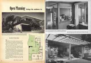 Better Homes & Gardens July 1947 Magazine Article: Open Planning brings the outdoors in