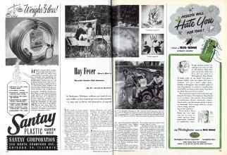 Better Homes & Gardens July 1947 Magazine Article: Hay Fever Here's How to Breathe Easier This Summer