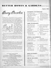 Better Homes & Gardens August 1947 Magazine Article: among Ourselves