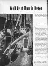 Better Homes & Gardens August 1947 Magazine Article: You'll Be at Home in Boston