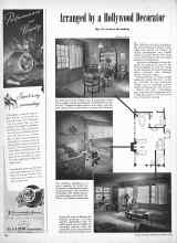 Better Homes & Gardens August 1947 Magazine Article: Arranged by a Hollywood Decorator