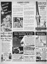 Better Homes & Gardens August 1947 Magazine Article: Garden Clinic