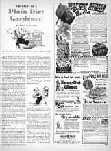Better Homes & Gardens August 1947 Magazine Article: THE DIARY OF A Plain Dirt Gardener