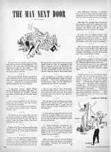 Better Homes & Gardens August 1947 Magazine Article: THE MAN NEXT DOOR