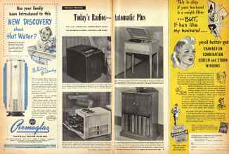 Better Homes & Gardens August 1947 Magazine Article: Today's Radios Automatic Plus