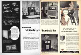 Better Homes & Gardens August 1947 Magazine Article: Television Receivers They're Really Here