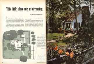 Better Homes & Gardens August 1947 Magazine Article: This little place sets us dreaming