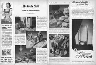Better Homes & Gardens August 1947 Magazine Article: The Guests' Shelf