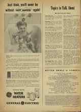 Better Homes & Gardens September 1947 Magazine Article: Topics to Talk About