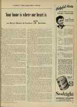Better Homes & Gardens September 1947 Magazine Article: Your home is where our heart is