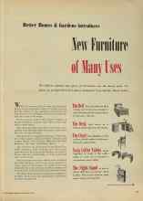 Better Homes & Gardens September 1947 Magazine Article: New Furniture of Many Uses