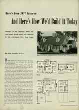 Better Homes & Gardens September 1947 Magazine Article: Here's Your 1937 Favorite And Here's How We'd Build It Today