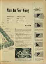 Better Homes & Gardens September 1947 Magazine Article: We Try This House on Five Lots
