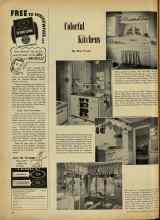 Better Homes & Gardens September 1947 Magazine Article: Colorful Kitchens