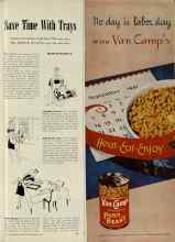 Better Homes & Gardens September 1947 Magazine Article: Save Time With Trays