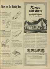 Better Homes & Gardens September 1947 Magazine Article: Hints for the Handy Man