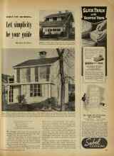 Better Homes & Gardens September 1947 Magazine Article: Let simplicity be your guide