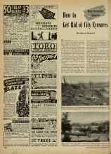 Better Homes & Gardens September 1947 Magazine Article: How to Get Rid of City Eyesores