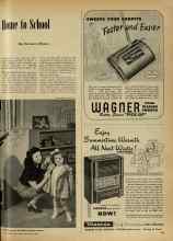 Better Homes & Gardens September 1947 Magazine Article: Home to School