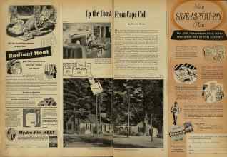 Better Homes & Gardens September 1947 Magazine Article: Up the Coast From Cape Cod