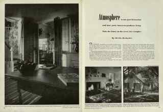 Better Homes & Gardens September 1947 Magazine Article: Atmosphere