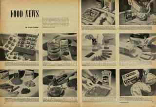 Better Homes & Gardens September 1947 Magazine Article: FOOD NEWS