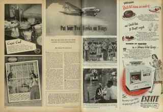 Better Homes & Gardens September 1947 Magazine Article: Put Your Two Weeks on Wings