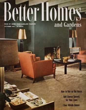 Better Homes & Gardens October 1947 Magazine Cover