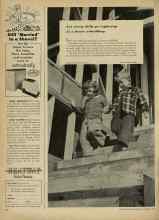 Better Homes & Gardens October 1947 Magazine Article: Let every child go exploring in a house a-building