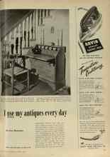 Better Homes & Gardens October 1947 Magazine Article: I use my antiques every day