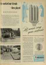 Better Homes & Gardens October 1947 Magazine Article: We worked our friends--then played