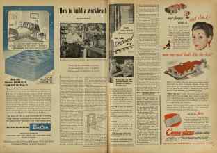 Better Homes & Gardens October 1947 Magazine Article: How to build a workbench