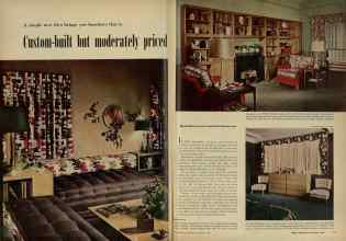 Better Homes & Gardens October 1947 Magazine Article: A simple new idea brings you furniture that is Custom-built but moderately priced