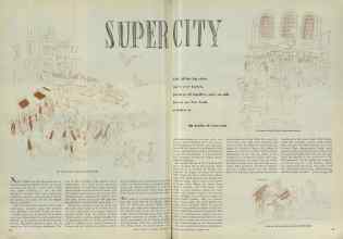 Better Homes & Gardens October 1947 Magazine Article: SUPER CITY