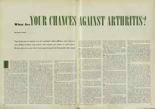 Better Homes & Gardens October 1947 Magazine Article: What Are YOUR CHANCES AGAINST ARTHRITIS?