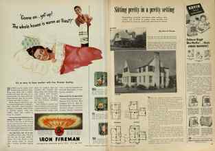 Better Homes & Gardens October 1947 Magazine Article: Page 186
