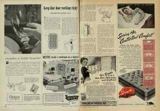 Better Homes & Gardens October 1947 Magazine Article: Keep that door working right!