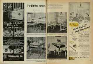 Better Homes & Gardens October 1947 Magazine Article: For kitchen corners