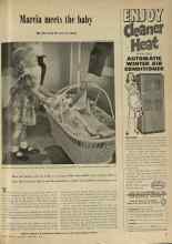 Better Homes & Gardens November 1947 Magazine Article: Marcia meets the baby