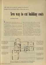 Better Homes & Gardens November 1947 Magazine Article: New way to cut building costs