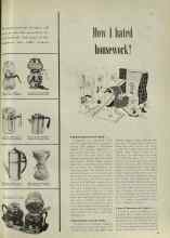 Better Homes & Gardens November 1947 Magazine Article: How I hated housework!