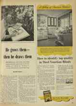 Better Homes & Gardens November 1947 Magazine Article: He grows them--then he draws them