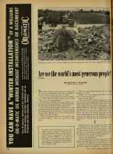 Better Homes & Gardens November 1947 Magazine Article: Are we the world's most generous people?