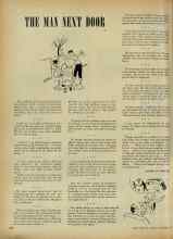 Better Homes & Gardens November 1947 Magazine Article: THE MAN NEXT DOOR