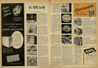 Better Homes & Gardens November 1947 Magazine Article: It's NEWS to Me!