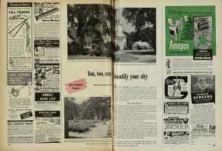 Better Homes & Gardens November 1947 Magazine Article: You, too, can beautify your city