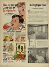 Better Homes & Gardens December 1947 Magazine Article: Double-purpose room
